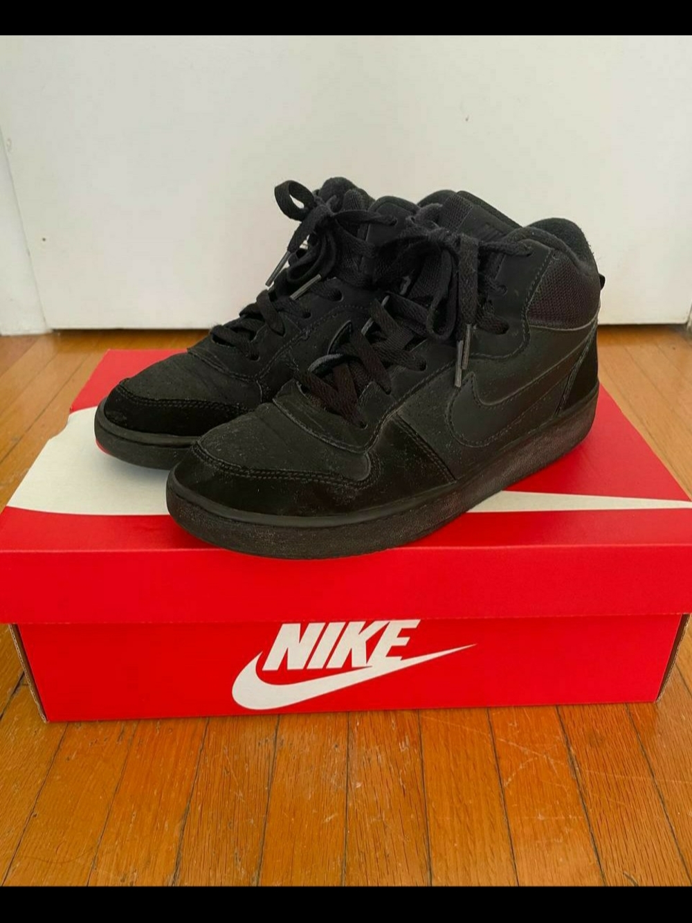 Nike Court Borough Mid, SKU: 839977 001, size 6Y